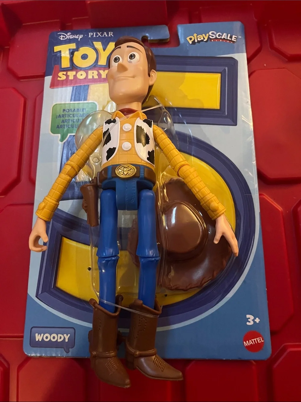 Disney Toy Story Woody Figure - Yellow Shirt, Blue Pants, Brown Boots